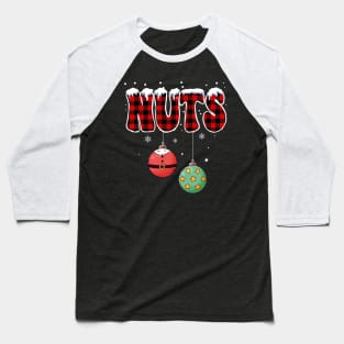 Chest Nuts Christmas Matching Couple Chestnuts Baseball T-Shirt